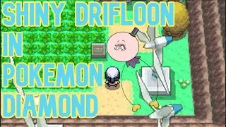 LIVE Shiny Drifloon in 6,260 SRs in Pokemon Diamond
