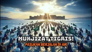 SUNGAI TIGRID TUNDUK! | DETIK-DETIK MUKJIZAT PASUKAN ISLAM BERJALAN di ATAS AIR