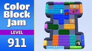 Color Block Jam Level 911 | Every Puzzle Solved! 🎯