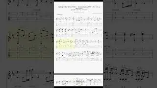 Allegretto Innocente - Rossiniana Op. 120, No. 2 (Mauro Giuliani) for Classical Guitar