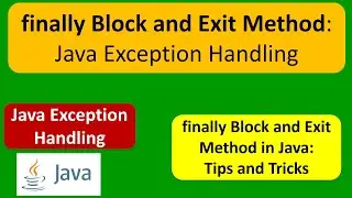 finally Block and Exit Method: Java Exception Handling