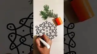 simple and easy kolam designs #kolamdesigns #kolamrangoli