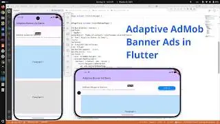 Adaptive AdMob Banner Ads integration in Flutter tutorial