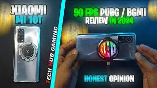 Xiaomi Mi10T PUBG/BGMI TEST IN 2024 || 90 FPS Testing with Recording || Performance, Gaming Review
