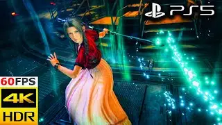 Swordipede Boss Fight - ​​Final Fantasy VII Remake (PS5 4K HDR) #FFVIIRemake