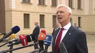 Latvian Prime Minister Krisjanis Karins EU debates a possible gas price ceiling!