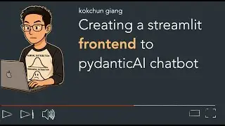 Streamlit frontend for PydanticAI chatbot