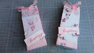 Tuto Boîte Baptême Facile débutante