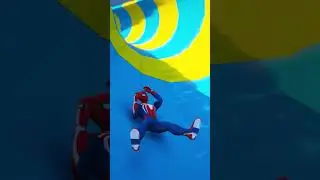 SPIDER-MAN Extreme Stunt Ramp Challenge 😱🔥 | GTA 5 Stunt Fails & Ragdoll Physics #12