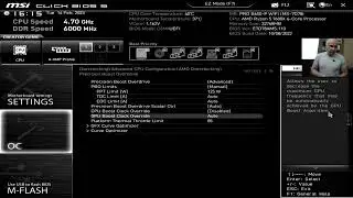 Настройка, андервольт Ryzen 5 7600X на MSI Pro B650-P WiFi