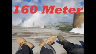 Aufstieg auf 160m Schornstein bei RWE Niederaußem