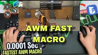 gg mouse pro sniper macro ⌨️ one click faster0.001sec double awm in mobile.#ggmousepro #freefire