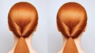 💥Quick Ponytail Hairstyle For Everyday (Time-Saving) | hair style girl simple and easy