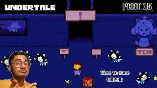 VERTICAL [PART 15] Undertale! Can I defeat undyne while being sleepy? She's tough [Live on Twitch]