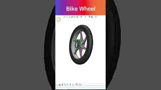 Bike wheel #shorts #short #shortsfeed #cadmonkeys #solidworks
