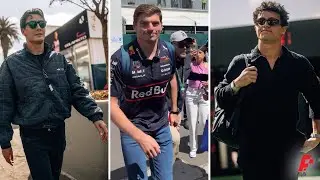 Max Verstappen Arrives at Paddock with Bodyguard  | F1 Drivers arriving in style on Mexico GP 2025
