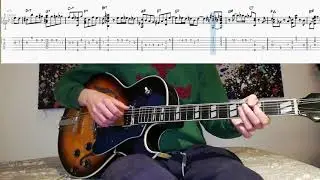 Confirmation - solo jazz guitar (Charlie Parker tab)