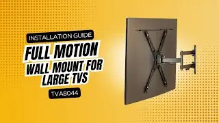 How to Install the TVA8044 Full Motion Wall Mount for Large TVs 📺 | CondoMounts