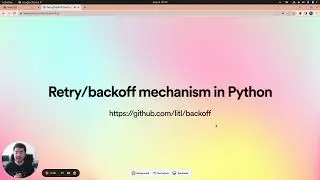 Retry/backoff mechanism in Python