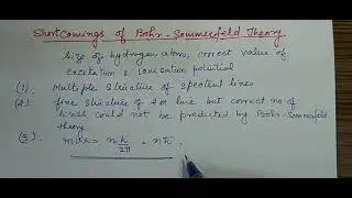Shortcomings of Bohrs Sommerfeld theory and Introduction of Vector Atom Model