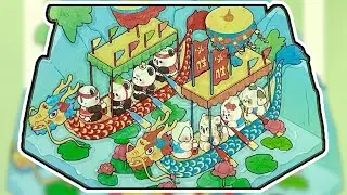 156- DIY Kawaii Water Festival 🛶 3D Sticker Stress Relief ASMR|Mooni Craft🌙