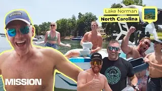 Surprise Giveaways at Lake Norman - Charlotte, NC |Ep 5| MISSION Visits the Tie-Ups of Cocktail Cove