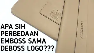 Perbedaan Emboss dan Deboss logo pada bahan kulit | Konveksi Tas Bandung Nusam Studio