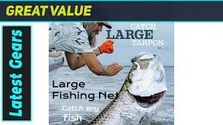 `Heavy Duty Extra Large Aluminum Landing Net: Amazing for Big Catches!