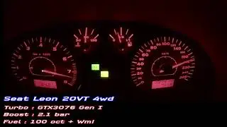 SEAT LEON 20VT 4wd - 600hp // 100 - 260 km/h / GTX3076 GEN I