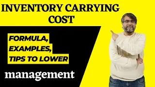 Inventory Costs-Ordering Cost | Carrying Cost | Shortage Cost-Explanation With Examples | Management