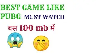 The best game like pubg in 90mb