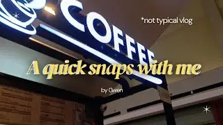 Not my typical Vlog ☕🌯🎂 | Gwen P life update 