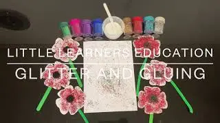 Little Learners Education- Glitter & Gluing. Creative Art Activities at Home Remembrance Day Poppies