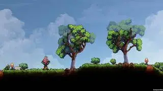 A slight breeze in the air, fluffy clouds roll overhead. Welcome to KYORA's lush first biome 🍃