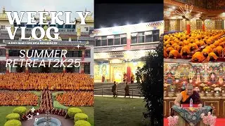Yarney,Summer retreat 2k25✌️#buddha #monk #sikkimese #vlogger 