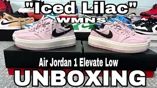 UNBOXING 2023 Air Jordan 1 Elevate Low &ldquo;Iced Lilac&rdquo; Gift for my Daughters