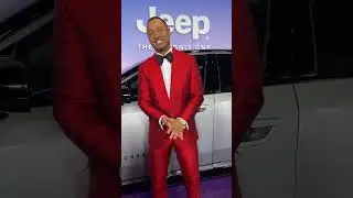 The future is electric, and so is this moment! ⚡️ Terrence J arrives in the All-New Jeep Wagoneer S