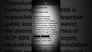 Scp 896 Online Role Playing Game