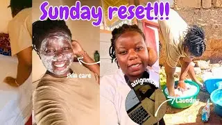 Living alone diaries 🎀Sunday reset post graduate student edition 🥹❤️