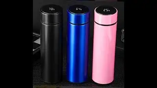 Flask With LED Temperature Display! Smart Flask! LED Flask!