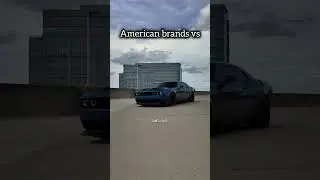 ||American brands vs German brand cars edit|| #edit #cars #musclecar #germancars