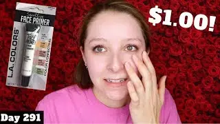 Обзор основы под макияж LA Colors Clear Smoothing Face Primer | Dollar Tree Makeup | День 291