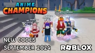 Roblox Anime Champions Simulator New Codes September 2024