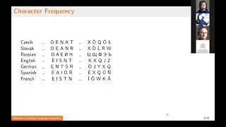 Alphabets, encoding, language identification (NPFL120 &ndash; Multilingual Natural Language Processing)