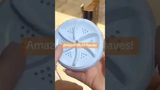 Mini portable USB Washing Machine. #product #gadgets #amazonfinds #kitchenhacks #usatrending