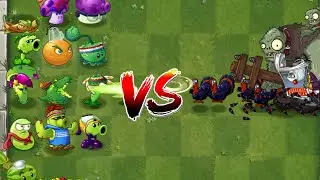 PvZ 2 - Random Team plant Vs Turkey & Gagantuar Zombies - Which side will win ?#pvzgameplay #zombie