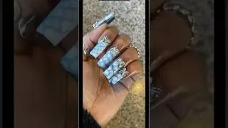 🩶 Tipex Instant Apex Blooming Gel Nail Art 🩶 #nails #tipex #gelx #bloominggel #nailart