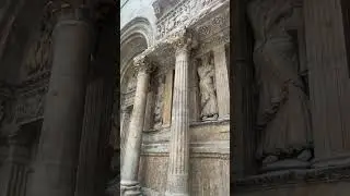 West Portals Of The Abbey Church Of St Gilles,Gard,France 12th Century AD