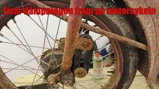 Byter dämpargummin på Husqvarna motorcykeln