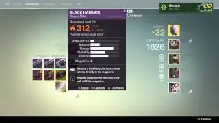 Destiny Dismantling leveled Crota weapon extra Radiant Shards
